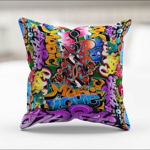 COPY - Graffiti Art Throw Pillow